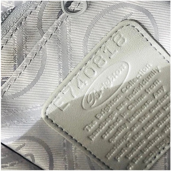 Brighton Purple Nolita Python Embossed Leather Shoulder Bag With Dust Bag NWT - Picture 10 of 14